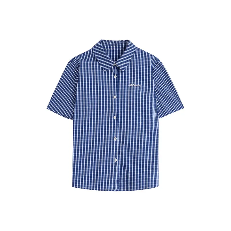 Inman Shirts Women's Royal Blue Plaid-0
