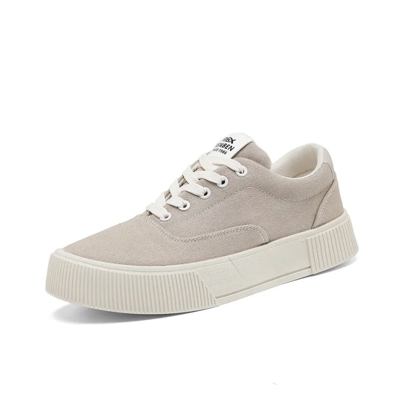 RENBEN Breathable And Lightweight Low Top Canvas Shoes Men's-11