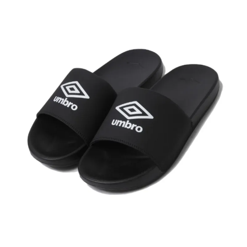 Umbro ZEPPI SD Slip Resistant Abrasion Resistant Slide Slippers Unisex Black-1