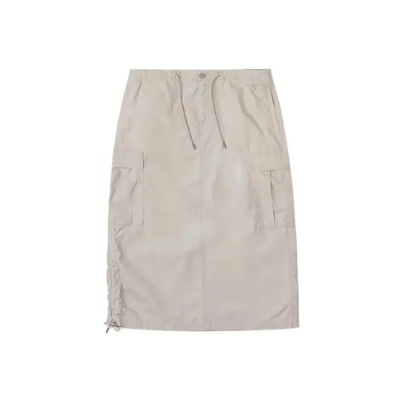 Converse Long Woven Cargo Skirt-0