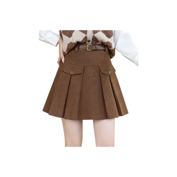 Cypress House Casual Short Skirts Women's Maillard Style Brown