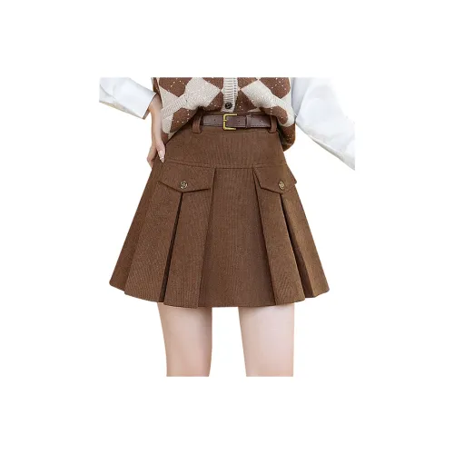 Cypress House Casual Short Skirts Women's Maillard Style Brown