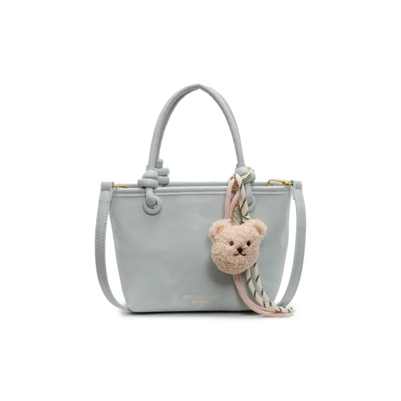 TOUTSEUL YOLO PU Crossbody One Shoulder Handbag Women's Ecru/Black/Blue/Pink-22