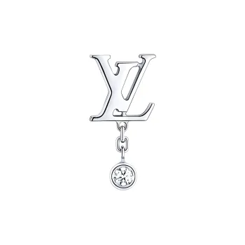 LOUIS VUITTON Idylle Blossom Lv Ear Stud White Gold And Diamond   Per Unit