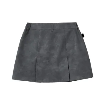 MLMR Casual Short Skirts Women's Dark Gray