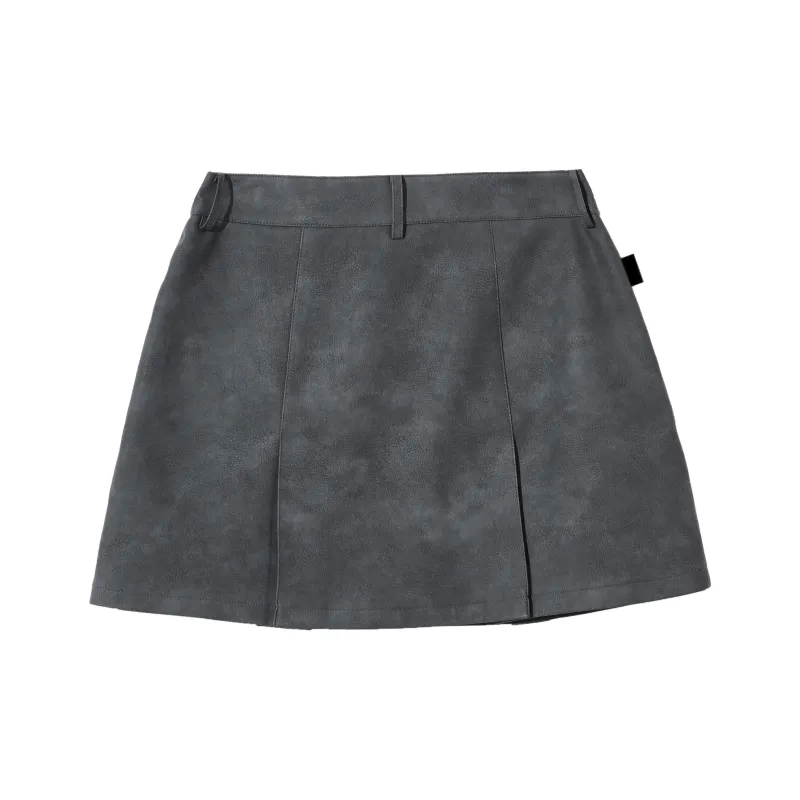 MLMR Casual Short Skirts Women's Dark Gray-0