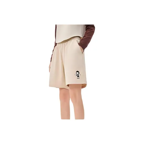 Anta x NEIXINXIAOHAI LIANMINGKUAN Cargo Shorts Women's Light Smoke Gray