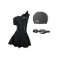 808 Swimming Cap+508 Swim Goggles Three-Piece Set