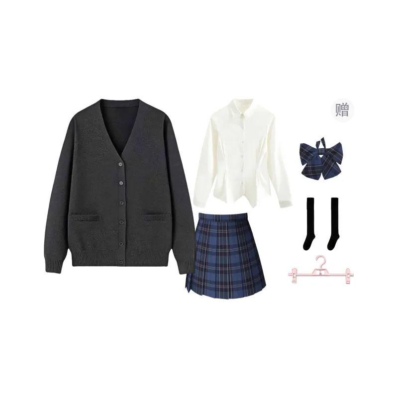 SHENBEI JK Two Piece Skirt Sets Women's-38