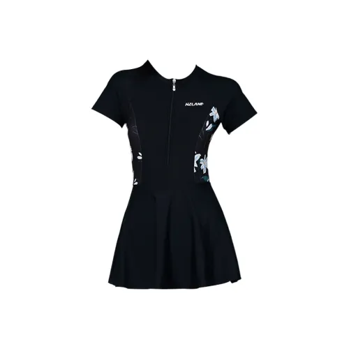 Hao Zhilang One-Piece Swimsuits Women's Black