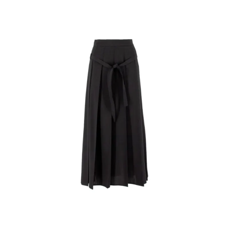 Fabiana Filippi Strap Detailed Pleated Midi Skirt-0