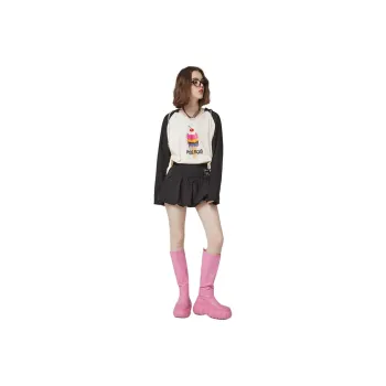 LALABOBO Casual Short Skirts Women's Night Black