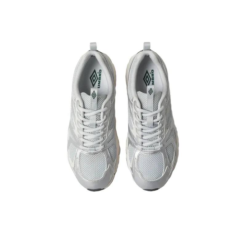Umbro Cushioning, Wear Resistant Low Top Running Shoes Unisex Silver Gray-3