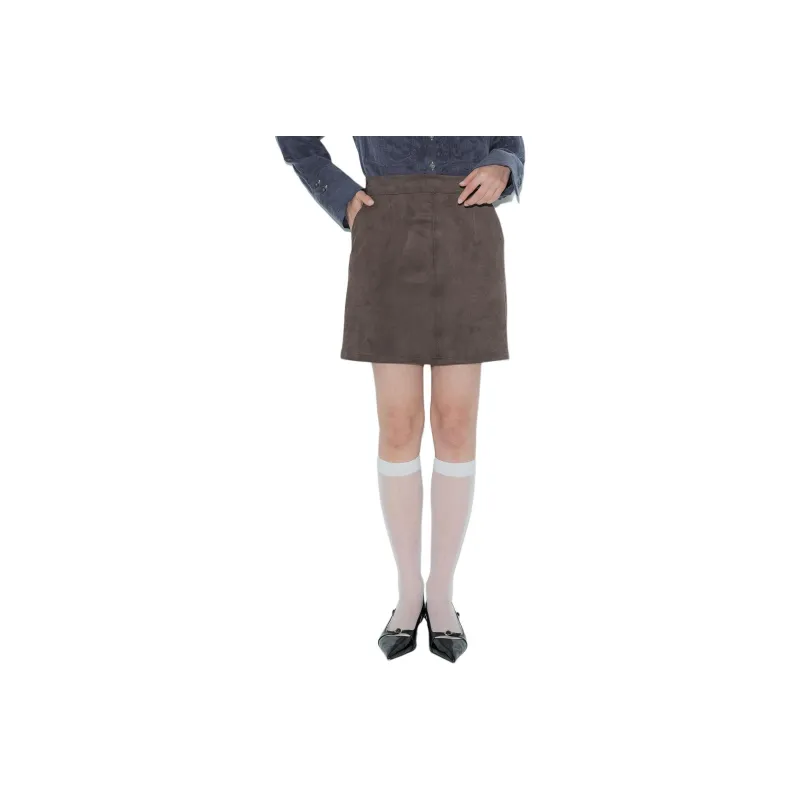 PUBLIC TOKYO SS25 Casual Short Skirts Women's Brown-0