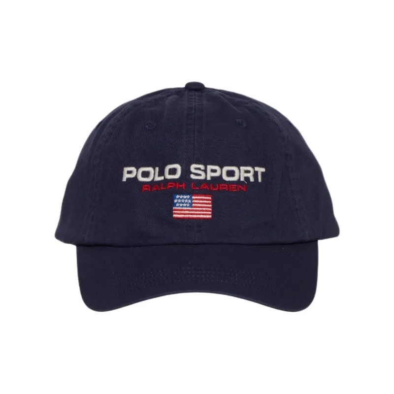 Polo Ralph Lauren Cotton, Twill, Metal Baseball Caps Unisex Marine Blue-1