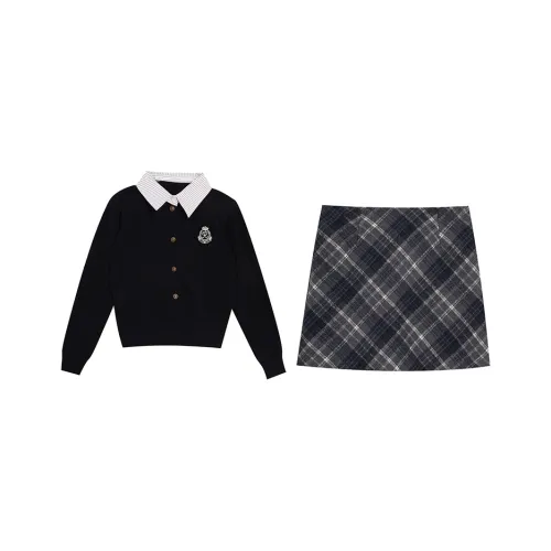 PZHK Two Piece Skirt Sets Women's