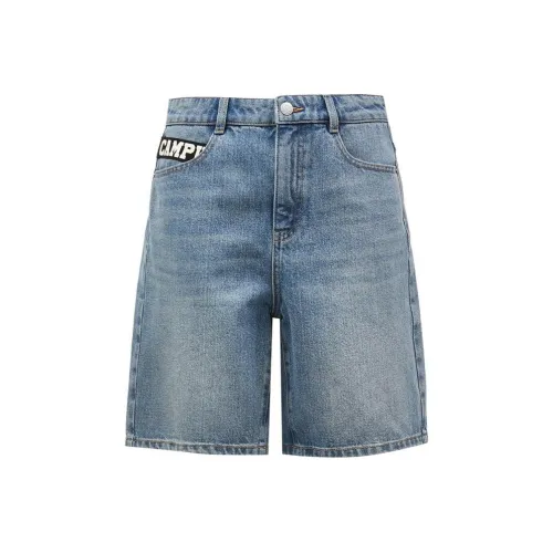 VERO MODA 블루 여성 데님 반바지