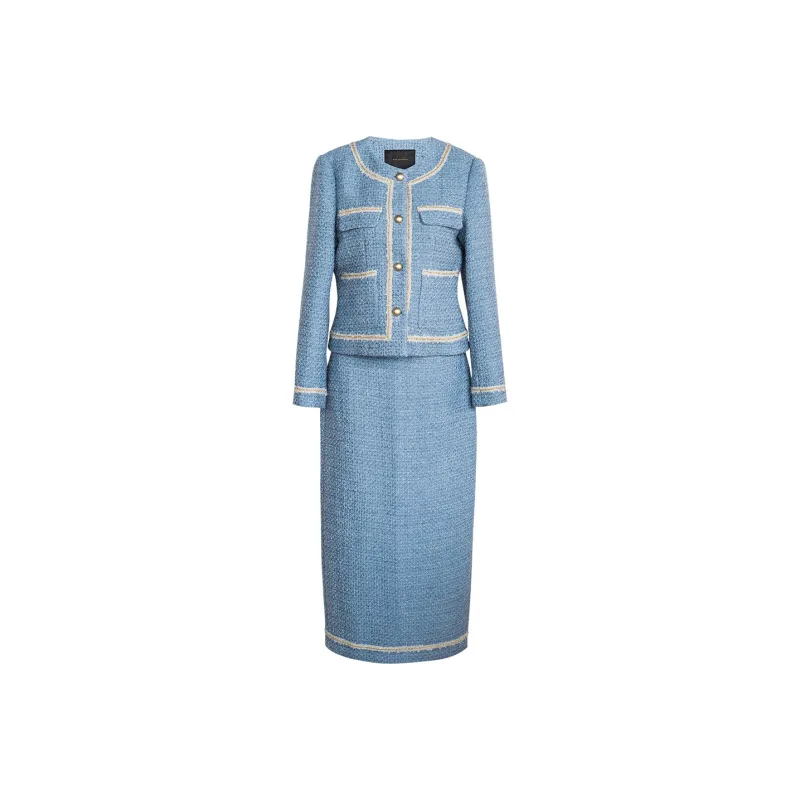 ROEYSHOUSE Skirt Set Women's Blue-0