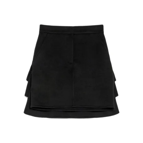 MaxMara Ruffle Detailed Mini Skirt