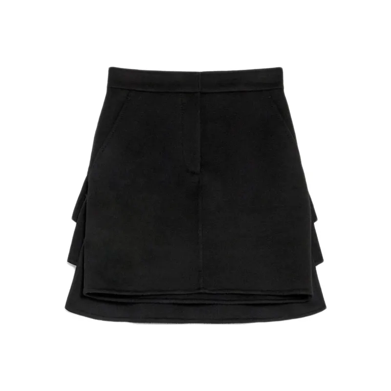 MaxMara Ruffle Detailed Mini Skirt-0