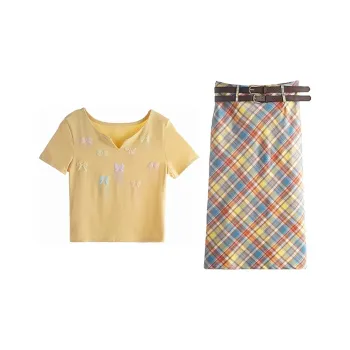 Incolore Skirt Set Women's Yellow