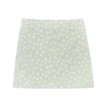 XINBANGBANG Casual Short Skirts Women's Green
