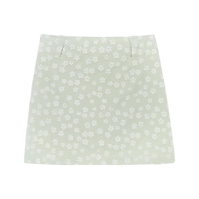 XINBANGBANG Casual Short Skirts Women's Green-0