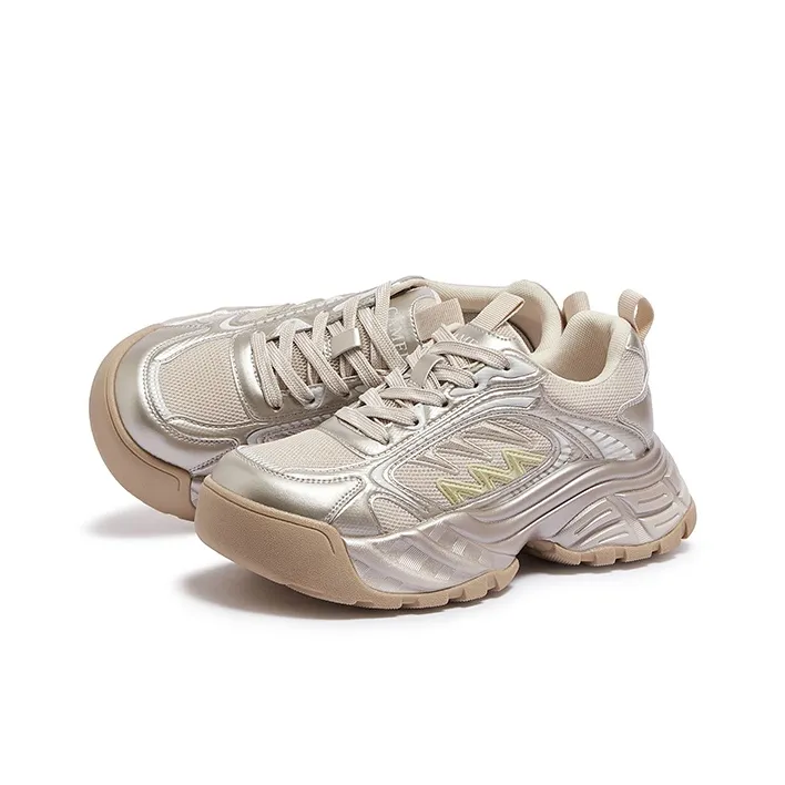 CAMEL Minimalist Style Versatile Trendy Casual Platform Height Increasing 5cm Chunky Sneakers-12