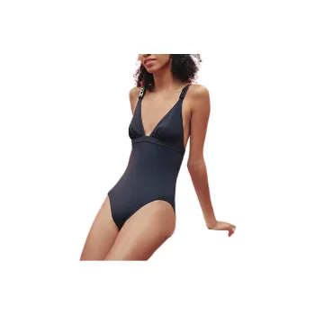 HERMES SS23 One piece Swimsuit Women's Marine Blue