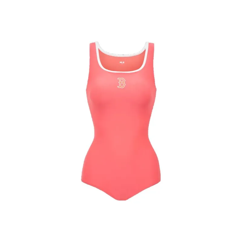 MLB One Piece Swimsuits Women's Pink-0