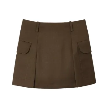 Sandro Pleated Mini Skirt