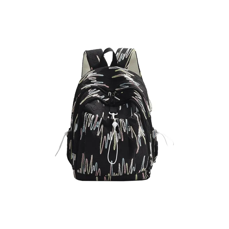 PAIBLOKS Canvas Backpack Women's Multicolor-14