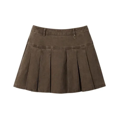 LEDIN Casual Short Skirts Women's Cocoa Bean