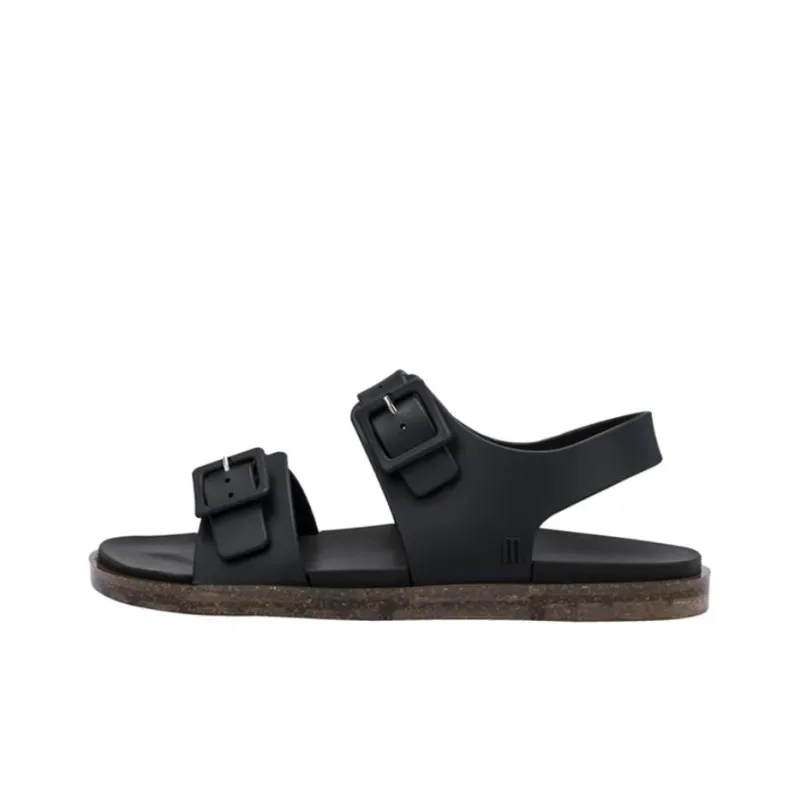 MELISSA Wide One Strap Sandals Women's Black-0