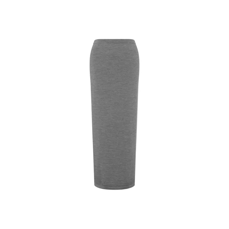MOSCHINO Knitted Virgin Wool Pencil Skirt-0