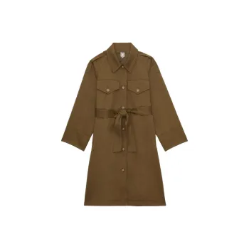 INES DE LA FRESSANGE Trench Coat Women's Khaki