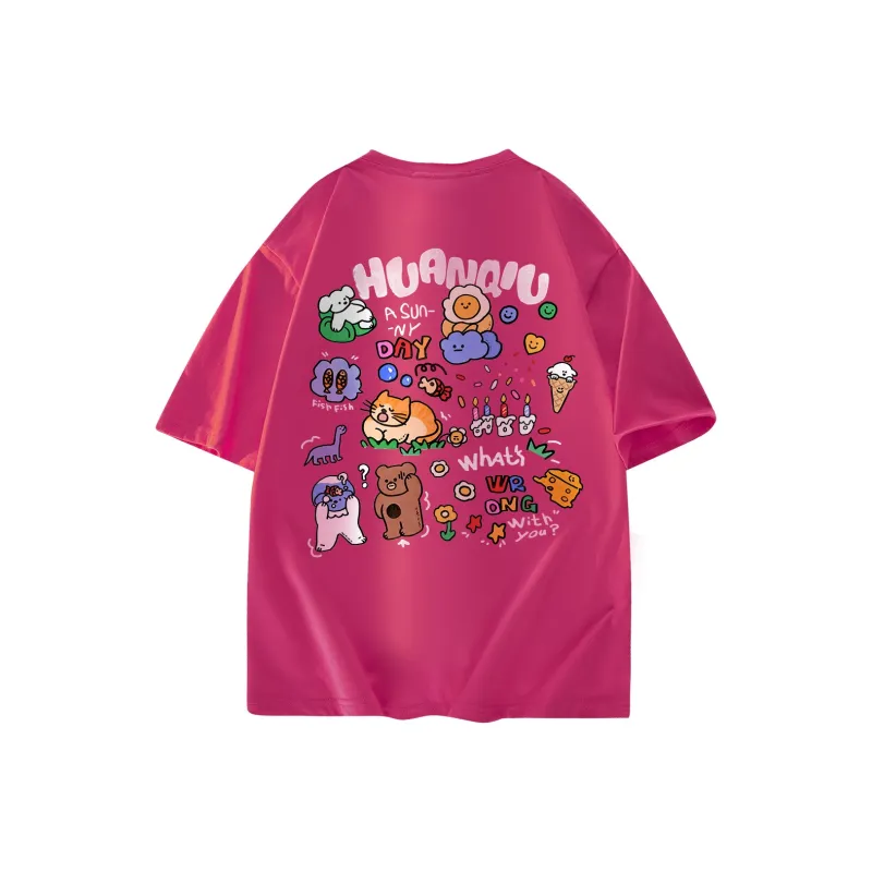 HUANQIU T Shirts Unisex-12