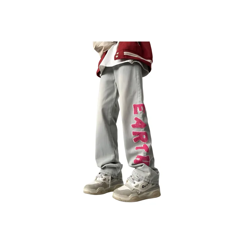FONDLOOK Jeans Unisex Yellow-0