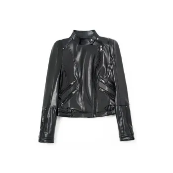 Duhan Jackets & Coats Vintage Leather Jacket Women's Commute