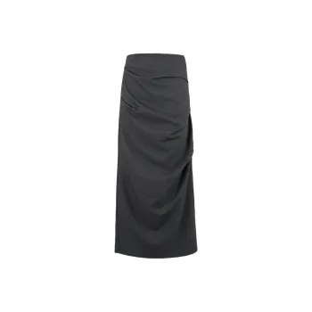 THE SEA LIFE Casual Long Skirt Women's Clover Gray