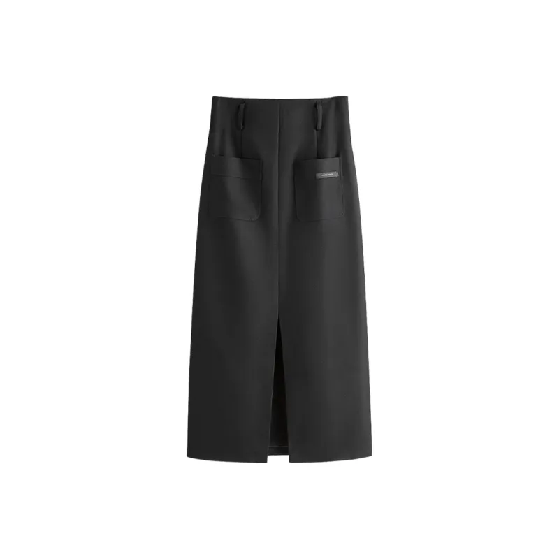 Cypress House Casual Long Skirts Women's Black-0