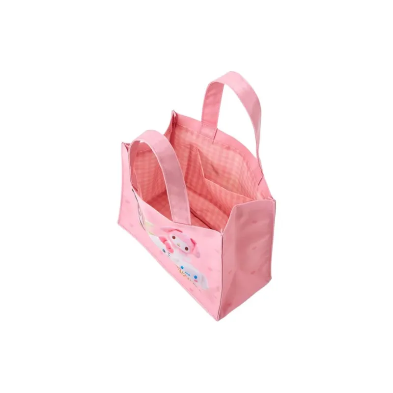 Sanrio Cotton Canvas Bag, Tote Bag, Shopping Bag, Handbag Mini Women's Pink-3