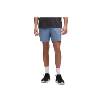 Lululemon License To Train Sports Shorts 7' Men's Washed Denim Blue Washed Denim