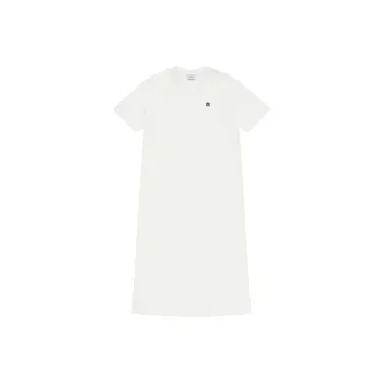 MLB New York Yankees Basic Collection SS25 Short Sleeved Dress Women's White