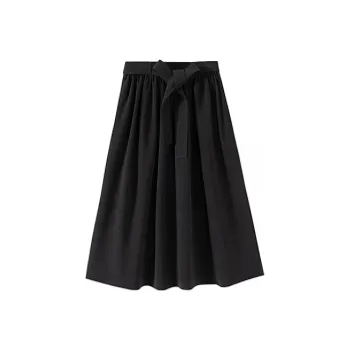 Hacikis Casual Long Skirts Women's Paul Black