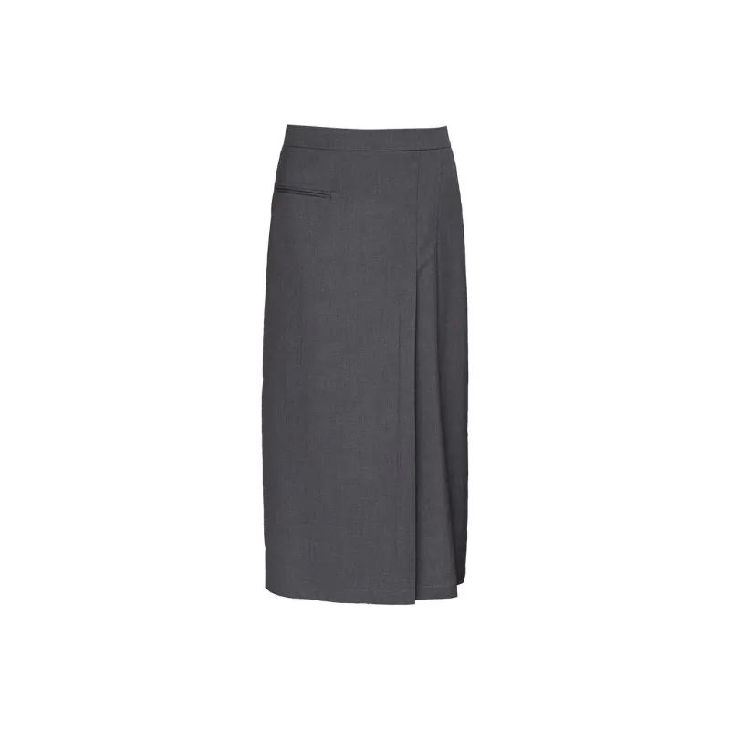ROEYSHOUSE Casual Long Skirts Women's Gray-0