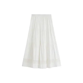 Inman Casual Short Skirts Women's Pearl White