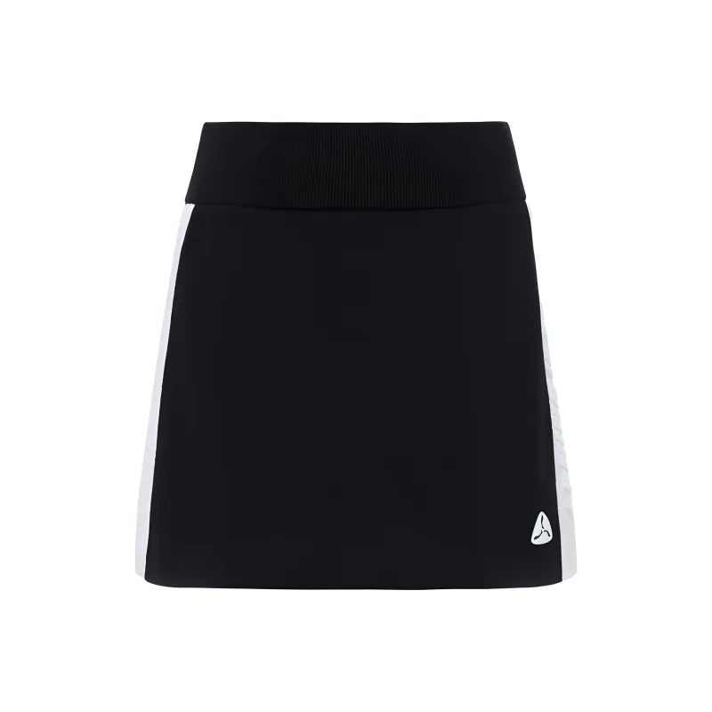 LI NING 1990 Golf Series Casual Short Skirts Women's Black-0