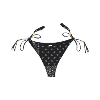 MC2 Saint Barth Graphic Printed Side-Tied Bikini Briefs