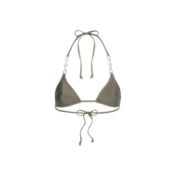 Miaou SS24 NICOLA BIKINI TOP Bikini Women's Gray Earth